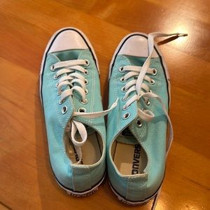 Converse all star light turquoise shoes